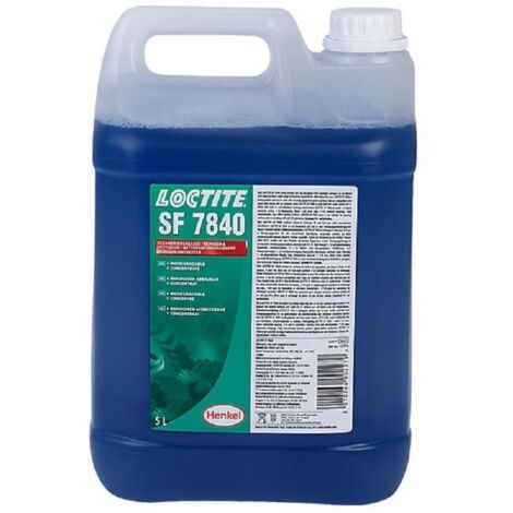 LOCTITE desengrasante general sf 7840 5l , El Desengrasante General Loctite SF 7840 de 5 litros está formulado para eliminar grasa, aceites y suciedad en diversas superficies. E