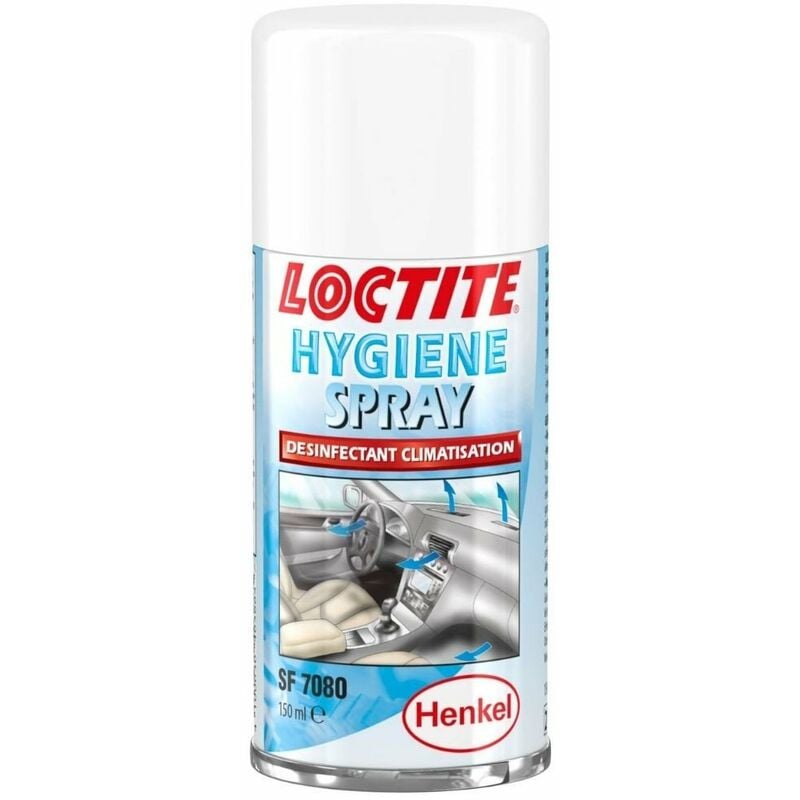 Loctite - hygiene spray désinfectant climatisation purifiant 150ml