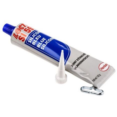 Loctite – Joint silicone bleu 100 ml – Étanchéité flexible pour carters d'huile et couvercles – Résistance aux vibrations et cycles thermiques