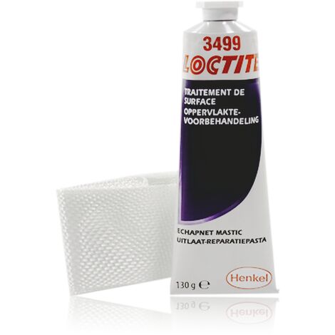 Loctite – Kit mastic échappement 130g – Réparation tuyaux et silencieux jusqu'à 800°C – Application rapide sans outillage – Contient mastic et bandage