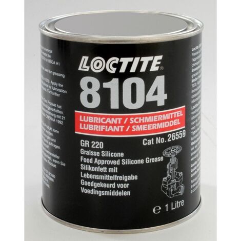 LOCTITE LB 8104 1L Graisse silicone lubrification plastique haute température - Loctite