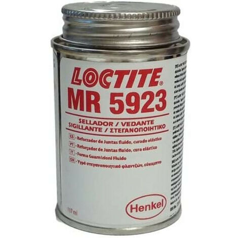 Loctite – Pâte à joint professionnelle faible viscosité 117 ml – Étanchéité jusqu'à 204 °C – Résistance à l'huile et eau – Pot avec pinceau inclus