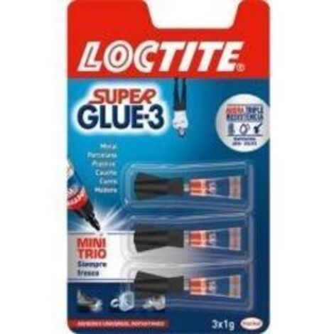 Loctite sg3 mini-t adhesivo instantáneo 3x1g