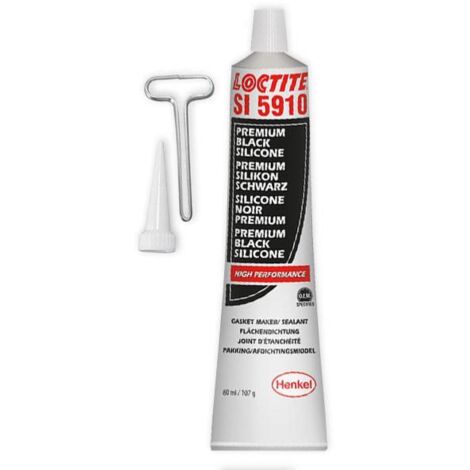 Loctite 5910 pate a joint silicone noir quick gasket cartouche 100 ml