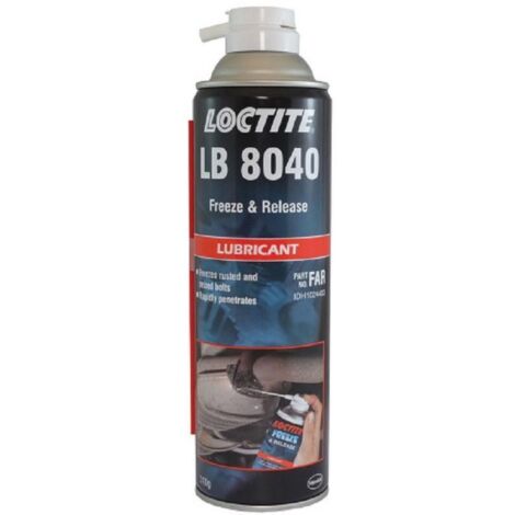 LOCTITE spray aflojatodo loctite lb 8040 400ml efecto hielo , El Spray Aflojatodo Loctite LB 8040 de 400 ml con efecto hielo es un producto diseñado para liberar de manera rápid