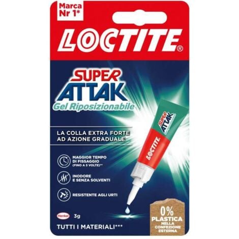 Loctite Super Attak Gel Riposizionabile 3gr