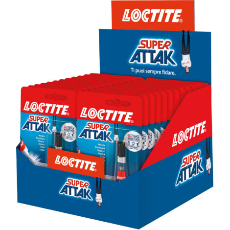 Loctite Super Attak Original, 3 g - Display 24 pz
