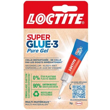 Loctite Super Glue-3 Power Easy colle gel transparente