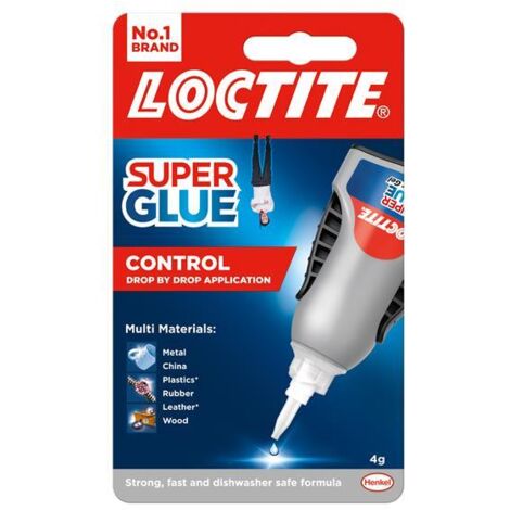 Loctite Super Glue Liquid, Control Bottle 4g LOCSGLC4GNR