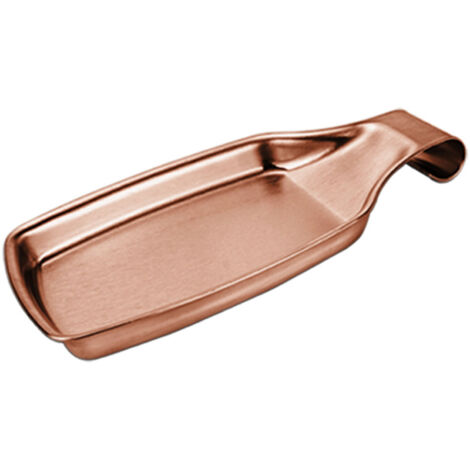 Löffelhalter aus Edelstahl 304, elegantes quadratisches Küchenlöffelregal, Roségold