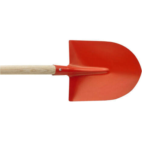 Löffert Stiele Frankfurter Schaufel rot Gr. 5 mit Stiel Import