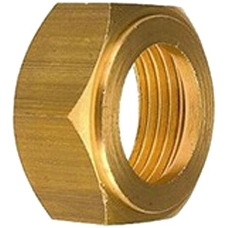 Lötfittinge Messing Mutterverlängerung 12-1/2'