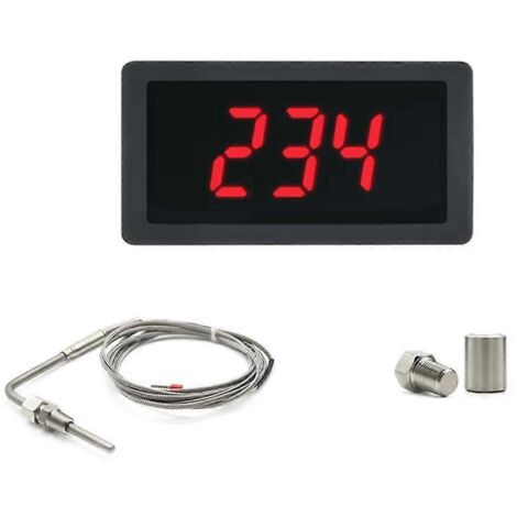 Lötset mit Abgastemperatursensor und LED-Thermometer – Komplettset