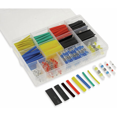 Lötverbinder & Schrumpfschlauch Set, 360-teiliges Sortiment
