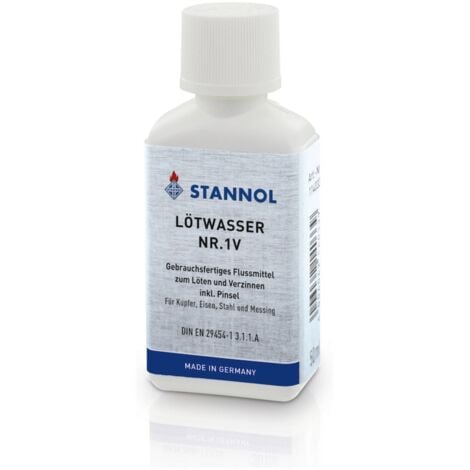 Stannol 114033 Lötwasser Inhalt 50 ml F-SW 12