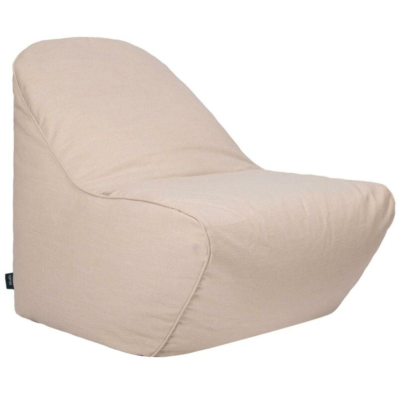 Loft 25 - Pouf d'intérieur, 100x80x100 cm Pouf léger et confortable pour dormir, Pouf adulte pour lire, Pouf design ergonomique pour salon - Noisette