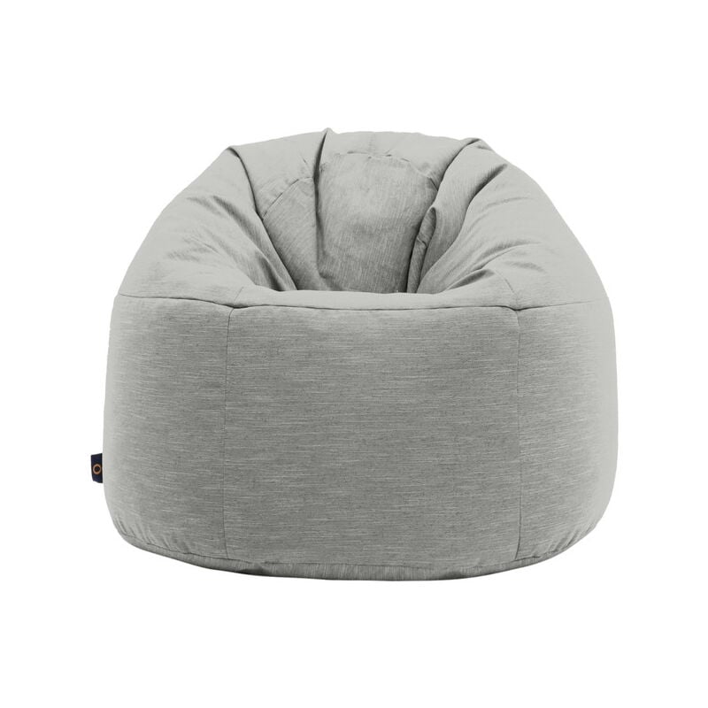 Loft25 - Pouf de salon pour adultes, pouf rond d'intérieur, grand pouf de jeu, pouf léger 70x93 cm pour dormir et se détendre, pouf xxl avec