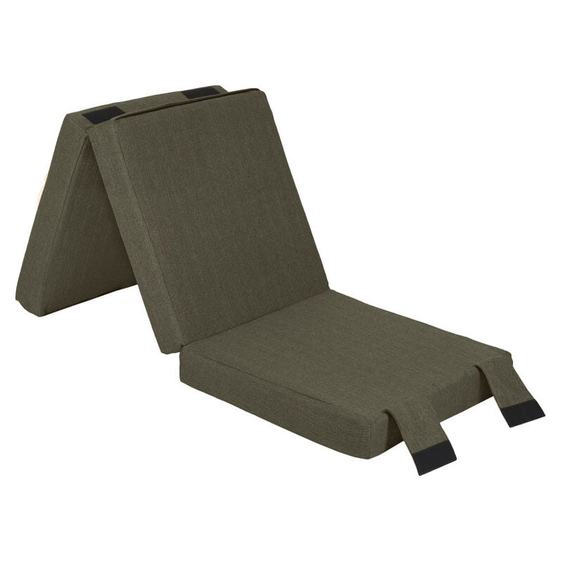 Matelas d'invité pliable pour salon, canapé-lit pour adultes, matelas futon pliant 2 en 1 d'intérieur, literie simple portable 180x60x10 cm avec