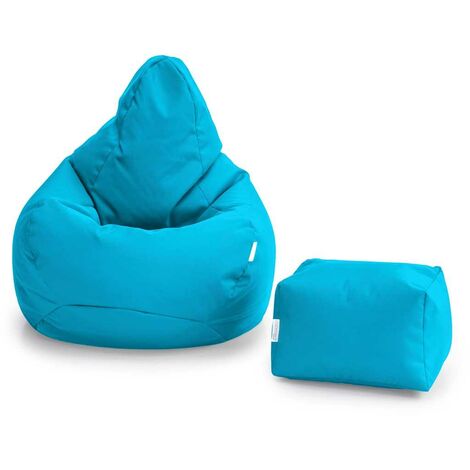 Loft 25 Bean Bag Gamer Chair Living Room Water Resistant Indoor Outdoor Beanbag,