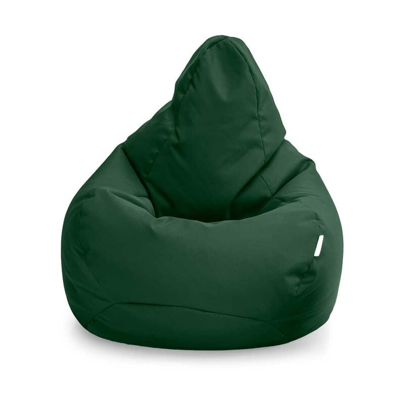 Fauteuil Pouf de jeu pour salon, intérieur et extérieur pouf à dossier haut pour adultes, 80x75 cm pouf poire résistant à l'eau avec remplissage