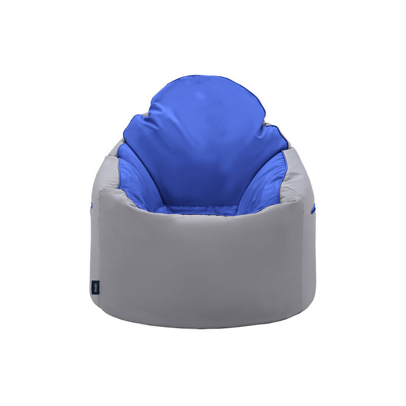 Loft 25 - Pouf d'intérieur, fauteuil poire résistant à l'eau pour le salon, pouf de jeu extérieur résistant à l'eau, 80x84 cm pouf rond à dossier