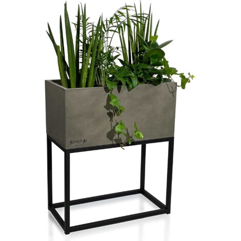 LOFT FIORINO Blumenständer grau 42x22x50 cm