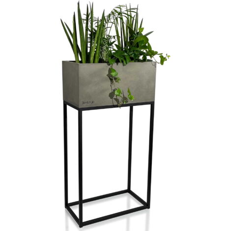 LOFT FIORINO Blumenständer grau 42x22x80 cm