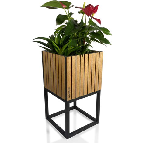 LOFT FIORINO Blumenständer, Lattenrost, 22 x 22 x 40 cm
