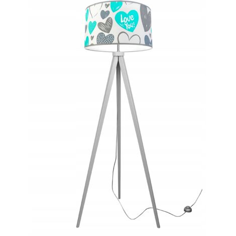 LOFT KINDER-DREIFUSSLAMPE, LAMPENSCHIRM, MUSTER, LED