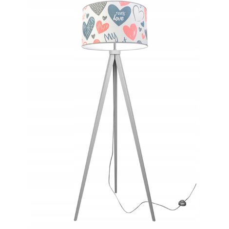 LOFT KINDER-DREIFUSSLAMPE, LAMPENSCHIRM, MUSTER, LED