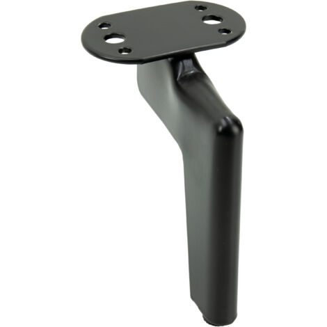 Loft Möbelfuß, schwarz matt, Höhe 12 cm