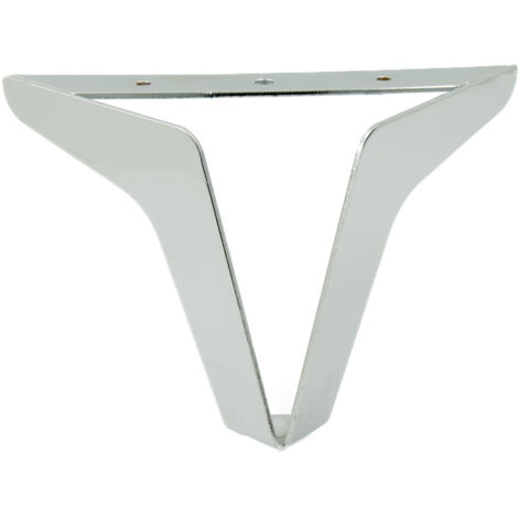 Loft Möbelfuß Silber Fußhöhe 13 cm Chrom