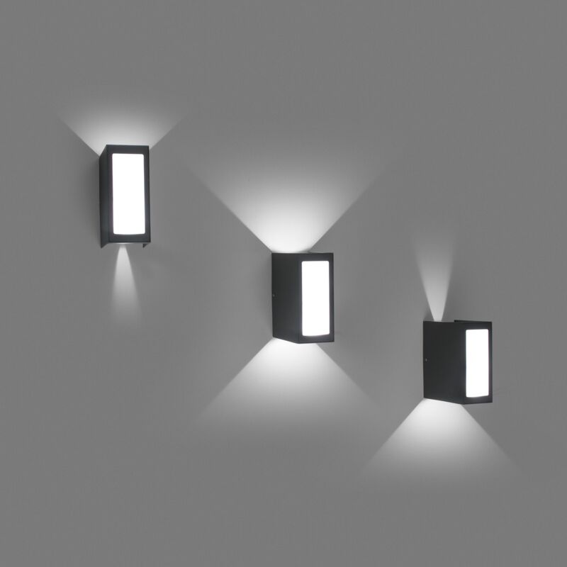 

LOG Aplique de pared exterior 70264 - GRIS OSCURO