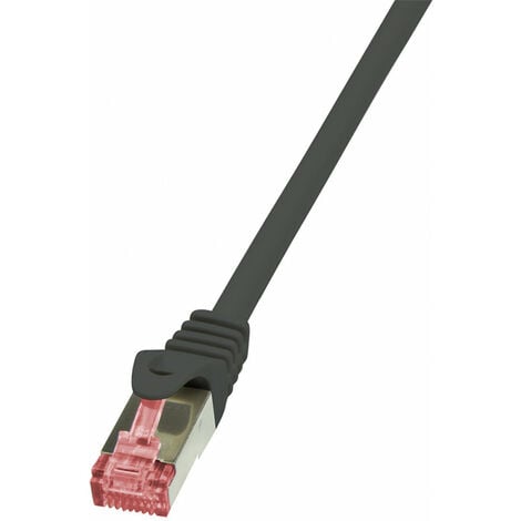 Basics Câble réseau Ethernet RJ45 catégorie 6 - 3 m, Noir, Ordinateur