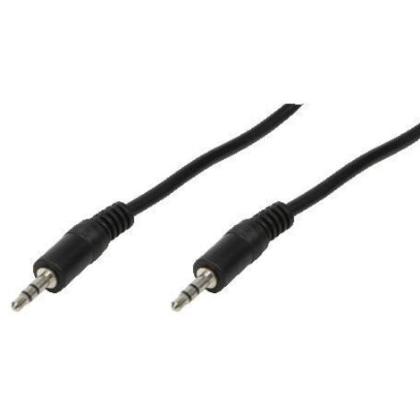 LogiLink 3.5mm - 3.5mm, 10m cable de audio 3.5mm Noir