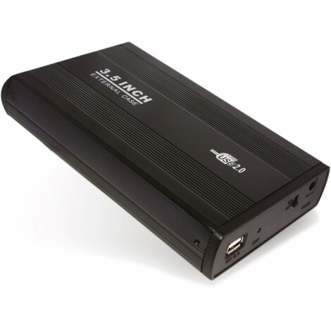 LOGILINK 8,9 cm (3,5") Festplatten-Gehäuse, USB 3.0 zu SATA, schwarz