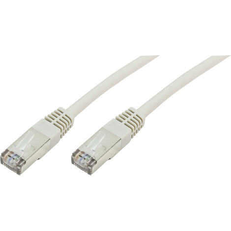 LogiLink 992298 RJ45 Netzwerkkabel, Patchkabel CAT 5e SF/UTP 10.00 m Grau  1 St.