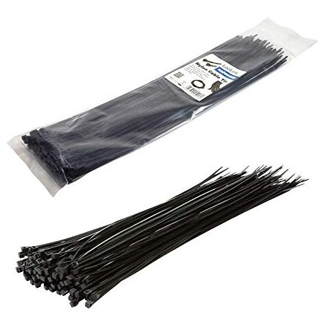 LOGILINK ATTACHE-CÂBLES, 400 X 4,4 MM, NYLON, NOIR NOIR KAB0040B