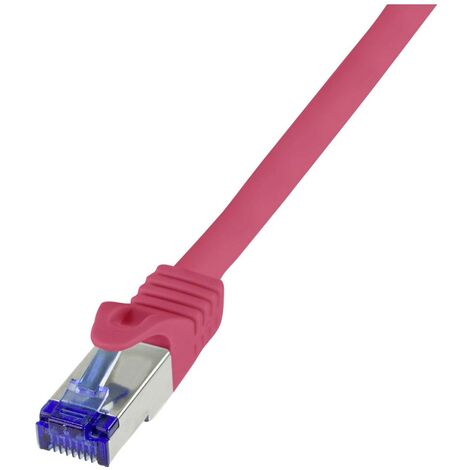 LogiLink C6A044S RJ45 CAT 6a S/FTP 1.50 m rouge 1 pc(s) W817672