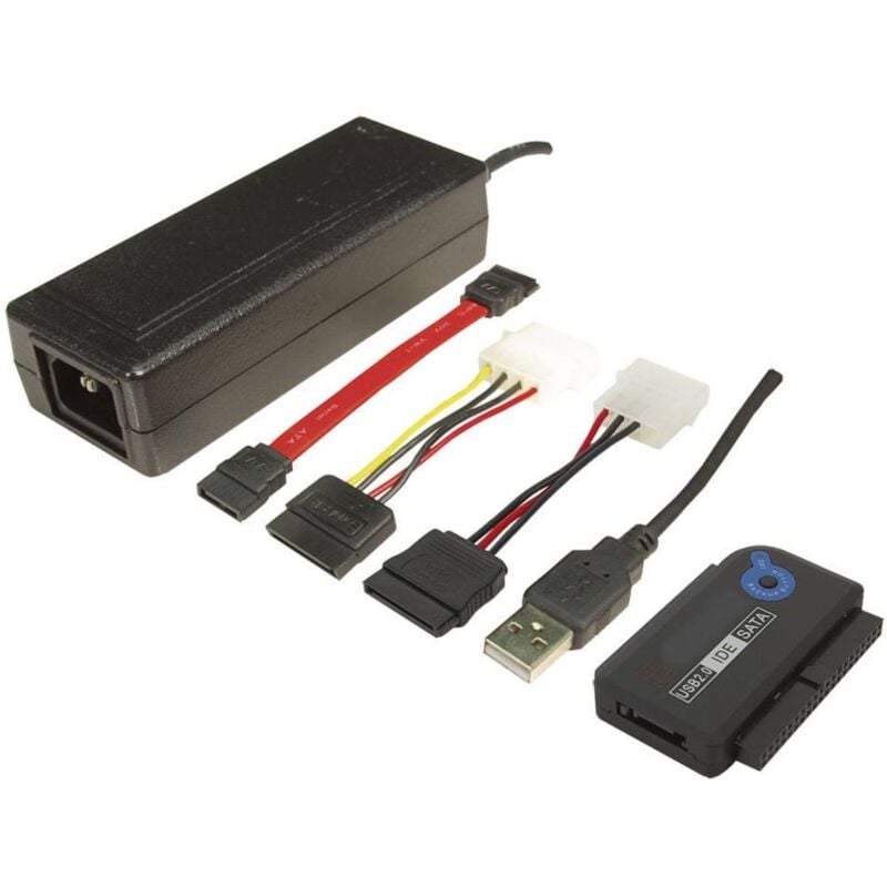 Logilink - disque dur Adaptateur [1x usb 2.0 type a mâle - 1x sata mâle 7 pôles, ide femelle 40 pôles, ide femelle 44 pôl