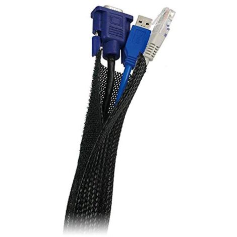 LogiLink Cable FlexWrap (guaina flessibile raccogli cavi), nera