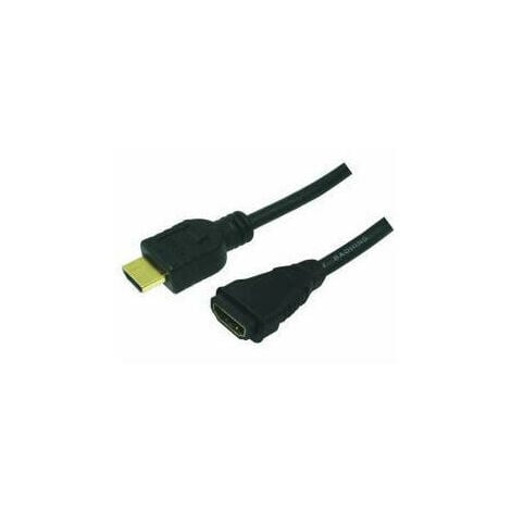 Cable alargador hdmi vention vaa-b06-b300 - hdmi macho - hdmi hembra - 3m -  negro