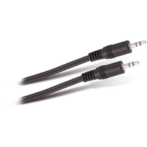 LOGILINK Câble jack CA1051, 3 m, 2x connecteurs 3,5 mm, noir