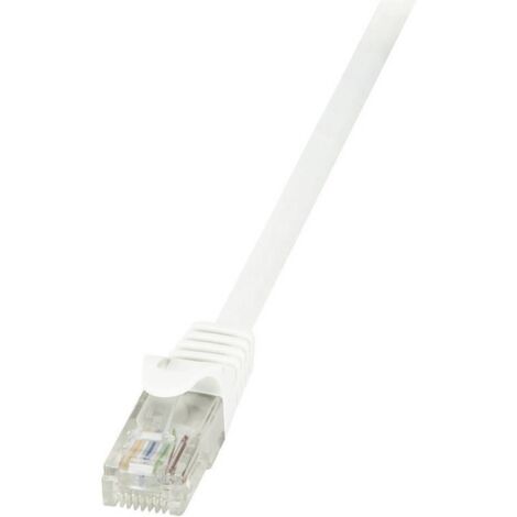 LOGILINK Câble réseau (RJ45) CAT6 U/UTP blanc 20M