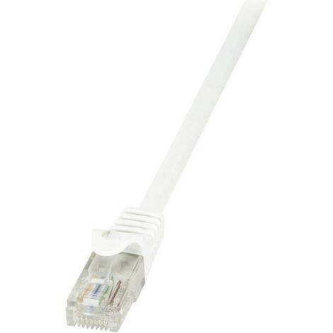 LOGILINK Câble réseau (RJ45) CAT6 U/UTP blanc 7,50M V965871