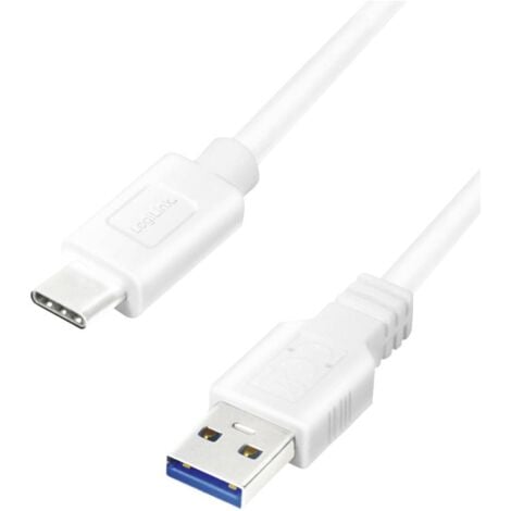 LogiLink Câble USB USB 3.2 Gen1 (USB 3.0) USB-A mâle, USB-C® mâle 1.00 m CU0174