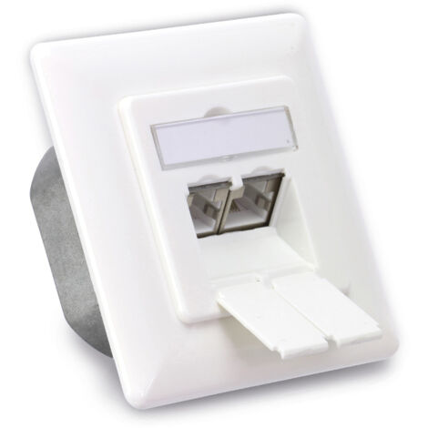 LOGILINK CAT.6a Datendose UP, reinweiß