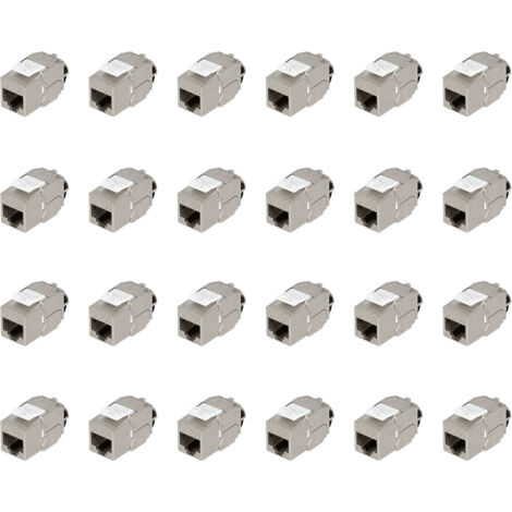 LOGILINK CAT.6A Keystone NK40640, geschirmt, 24 Stück