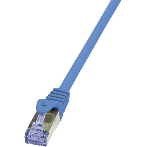 LogiLink CAT6A S/FTP Patchkabel AWG26 PIMF blau 3,00m (CQ3066S)