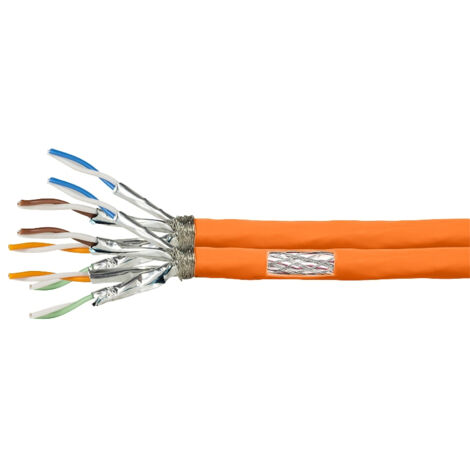 LOGILINK CAT.7 Netzwerkkabel CPV0063 Installation, AWG23, orange, 100m